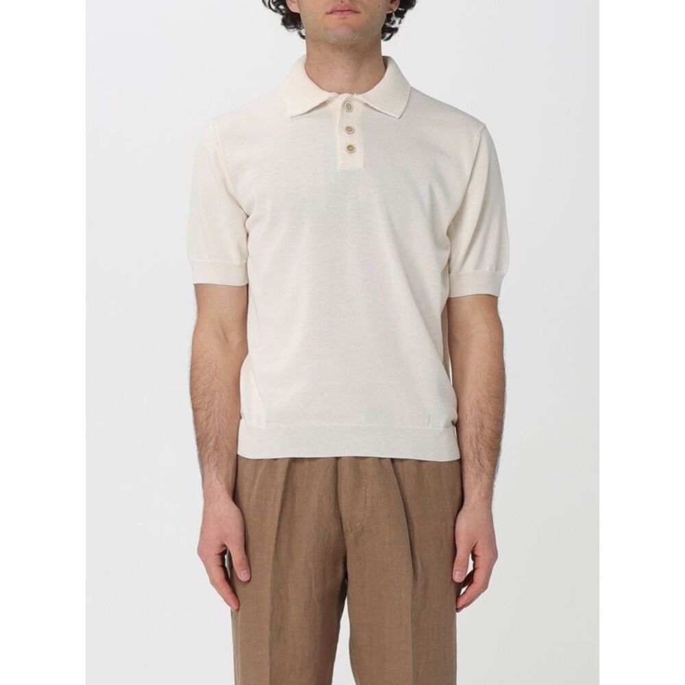 Zanone Polo Shirt Men Beige